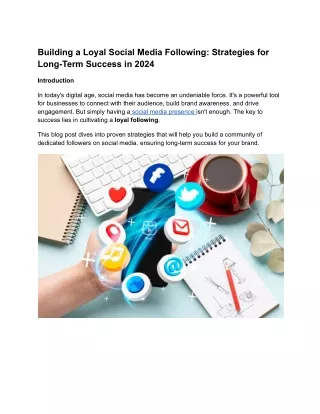 Social Media Strategy for Long-Term Business