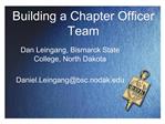 Building a Chapter Officer Team