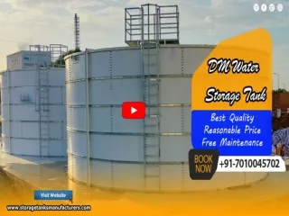 DM Storage Tank Manufacturers India