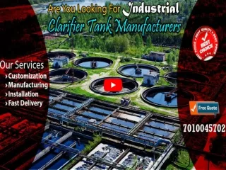 Industrial Clarifier Tank Manufacturers India