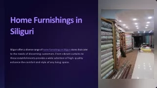 Stylish Home Furnishings at Kuber Furnishings Siliguri