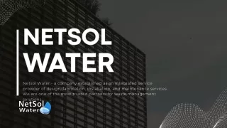 Netsol Water: Expert in Sewage Treatment Plant Manufacturer in Delhi