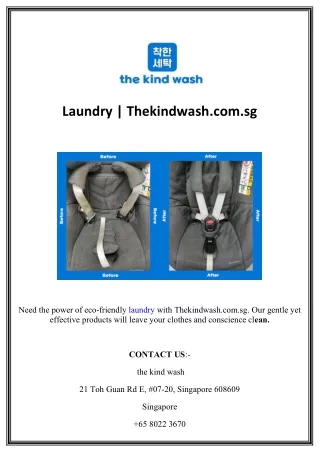 Laundry | Thekindwash.com.sg