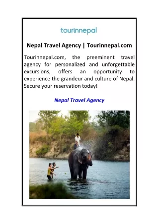 Nepal Travel Agency  Tourinnepal.com