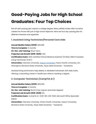 Good-Paying Jobs for High School Graduates_ Four Top Choices