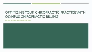 Chiropractic Billing Services Since 2012, 30 Day Free Trial