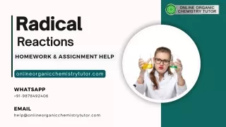 Unlock the Secrets of Radical Reactions with Our Assignment Help!