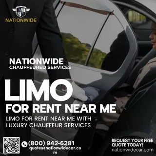 Limo for Rent Near Me with Luxury Chauffeur Services