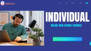 INDIVIDUAL ONLINE HIGH SCHOOL COURSES