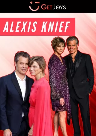 Alexis Knief: The Beautiful Spouse of Timothy Olyphant