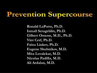 Prevention Supercourse