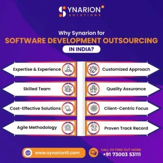 Why Synarion for Software Development Outsourcing in India 2024