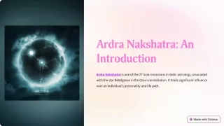 Ardra Nakshatra (आर्द्रा): Understanding its Effects and Remedies