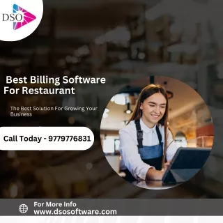 Restaurant Billing Software - Free Demo