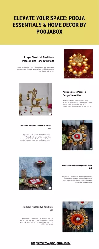 Elevate Your Space Pooja Essentials & Home Decor by Poojabox