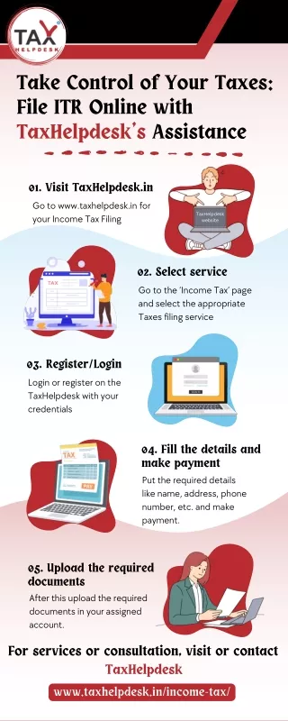 Take Control of Your Taxes File ITR Online with TaxHelpdesk's Assistance