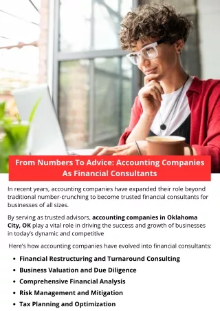 From Numbers To Advice: Accounting Companies As Financial Consultants