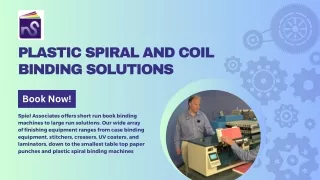 Fully Automatic Plastic Spiral and Coil Binding Machines