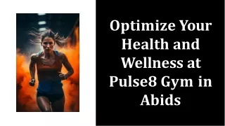 Pulse8 Gym Top Fitness Center Gym in Abids for Ultimate Workout & Health Goals