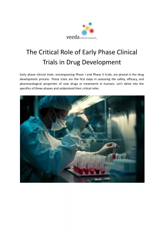 Phase I Clinical Trial