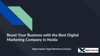 Boost Your Business with the Best Digital Marketing Company in Noida