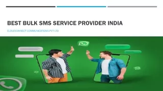 Best bulk SMS service provider India