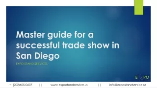 Master guide for a successful trade show in San Diego