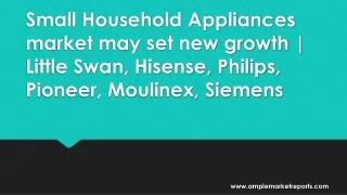 Small Household Appliances Market