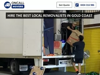 HIRE THE BEST LOCAL REMOVALISTS IN GOLD COAST