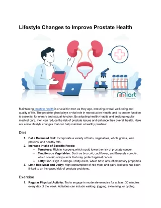 Lifestyle Changes to Improve Prostate Health