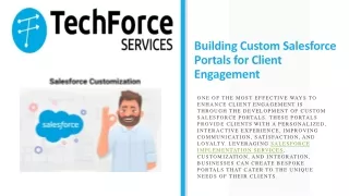 Building Custom Salesforce Portals for Client Engagement