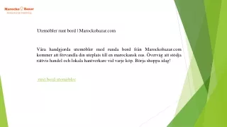Utemöbler runt bord | Marockobazar.com