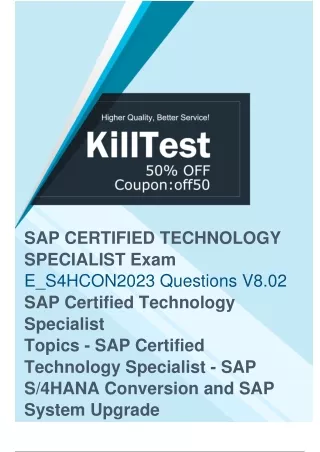 SAP E_S4HCON2023 Exam Questions - Make Preparations Well and Get Great Scores
