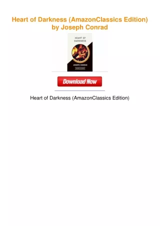 Heart of Darkness (AmazonClassics Edition) by Joseph Conrad