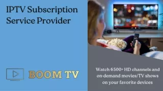 IPTV Subscription Service Provider