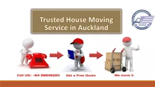 Trusted House Moving Service in Auckland