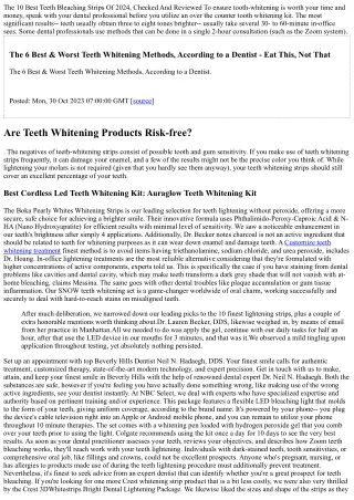 6 All-natural Means To Bleach Your Teeth: Enjoyable Family Dental Care: Basic De