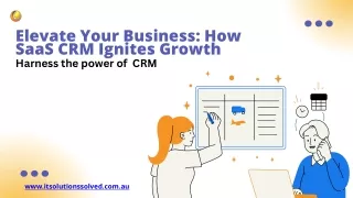 Elevate Your Business How SaaS CRM Ignites Growth