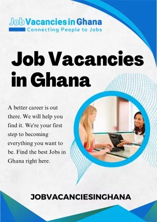 Ghana Recruitment - Job Vacancies in Ghana