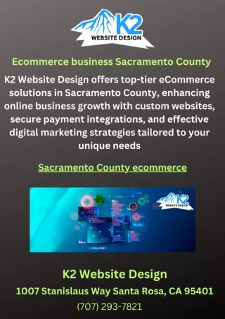 Ecommerce business Sacramento County