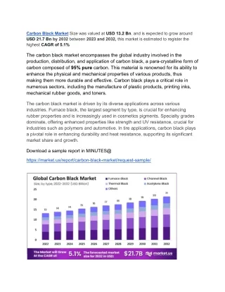 Carbon Black Market Demand in Automotive Sector