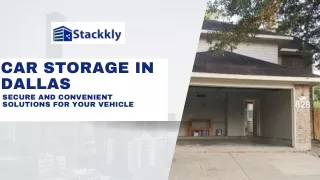 Car Storage in Dallas Secure and Convenient Solutions for Your Vehicle