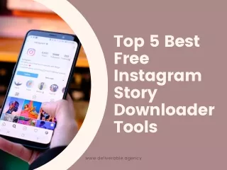 Free Instagram story saver tool