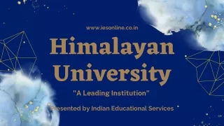 Himalayan University