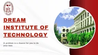 Top Engineering College in Kolkata | Dream Institute of Technology