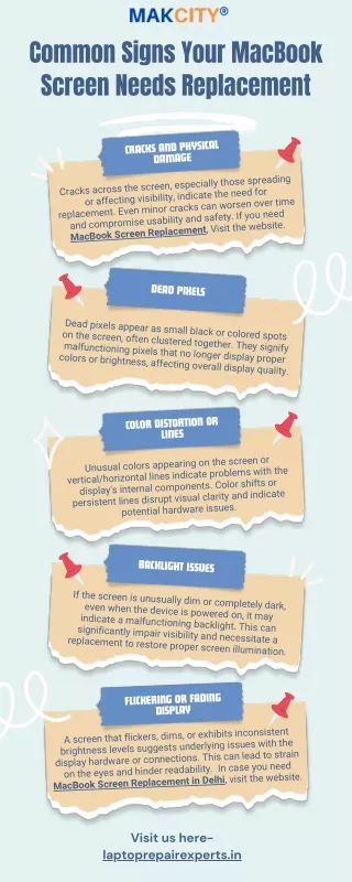 Common Signs Your MacBook Screen Needs Replacement