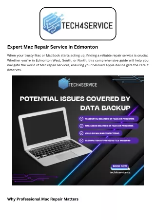 Mac Repair Services Edmonton West