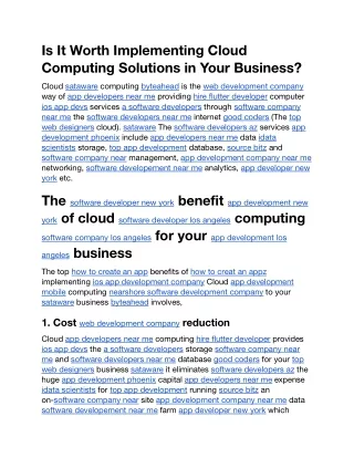 Is It Worth Implementing Cloud Computing Solutions in Your Business.docx