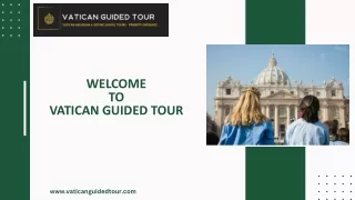 Gain 4 topmost perks by booking Vatican Guided Tour