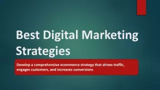 FutureSkills Prime - Best Digital Marketing Strategies